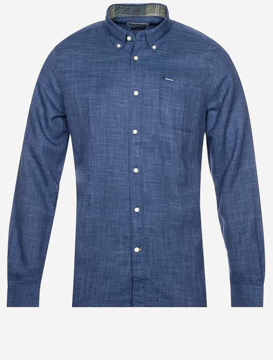 BARBOUR Ramport Tailored Fit Shirt Blue