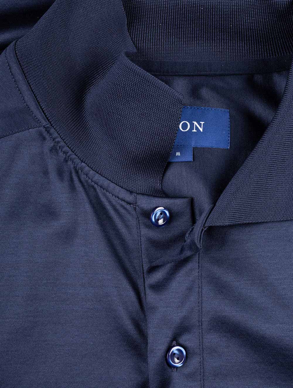 Short Sleeve 2 Button Polo Navy