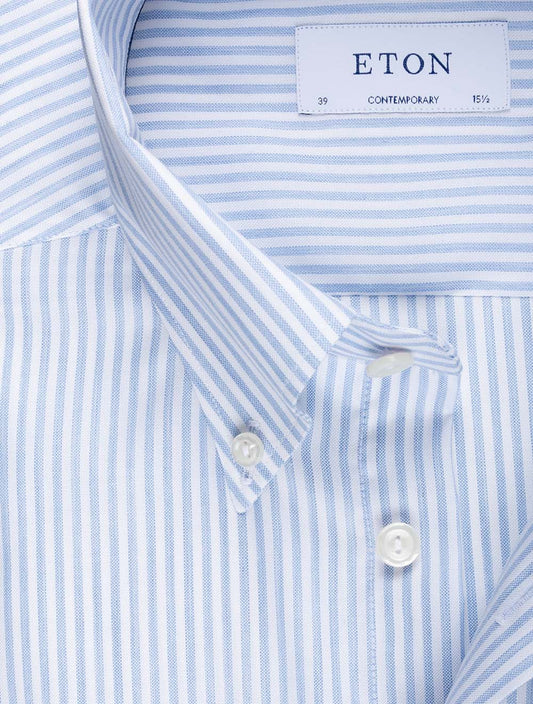 Contemporary Bengal Stripe Shirt Blue