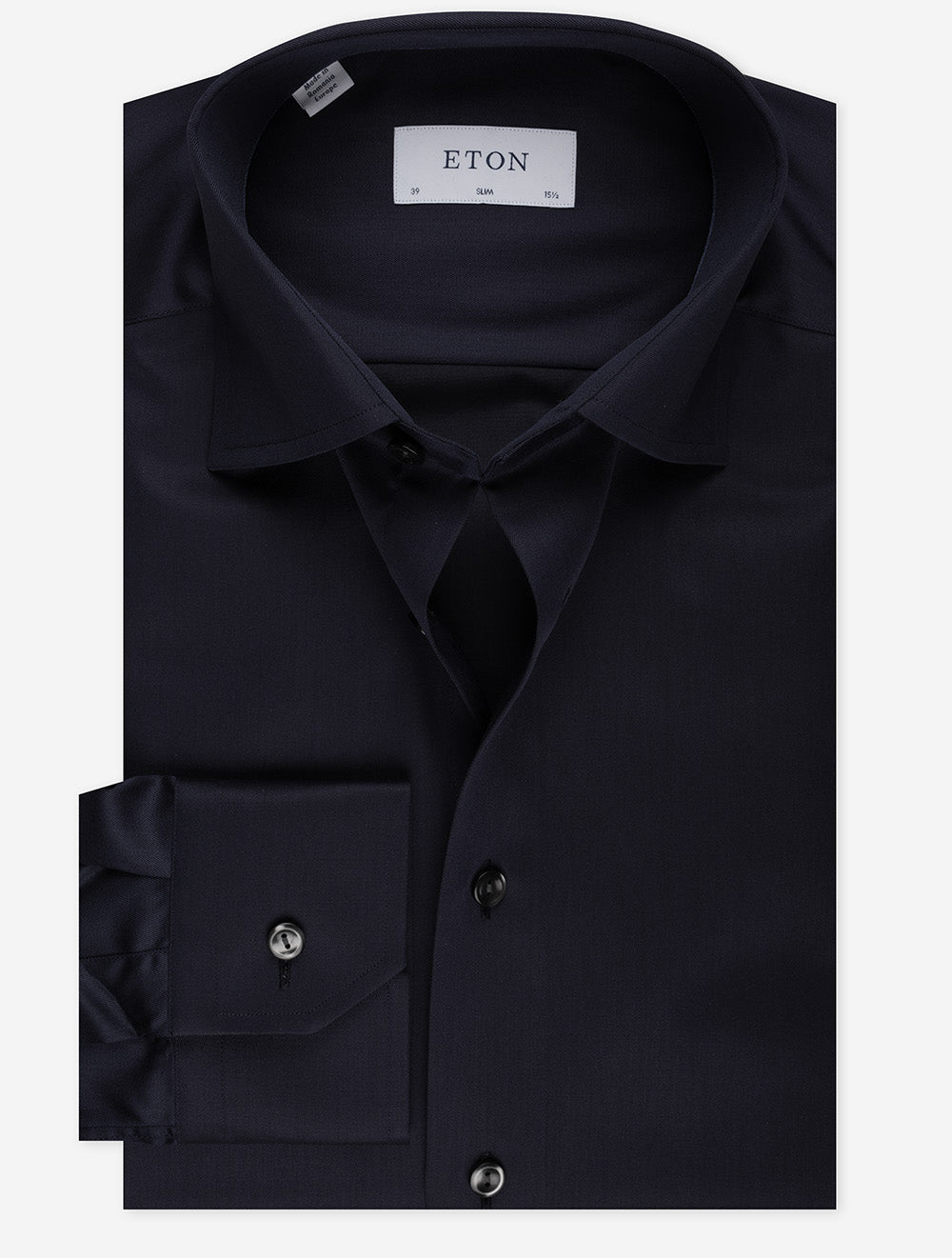 Eton Business Shirt Plain Slim Navy | High Quality Men's Formal Shirts Collection Now in Louis Copeland & Sons Stores Eton Business Shirt Plain Slim Navy | High Quality Men's Formal Shirts Collection Now in Louis Copeland & Sons Stores