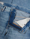 Loose Fit Jeans Light Blue Worn In