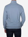 Quarter Zip Sweatshirt Blue Flint