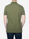 Tipped Polo True Olive