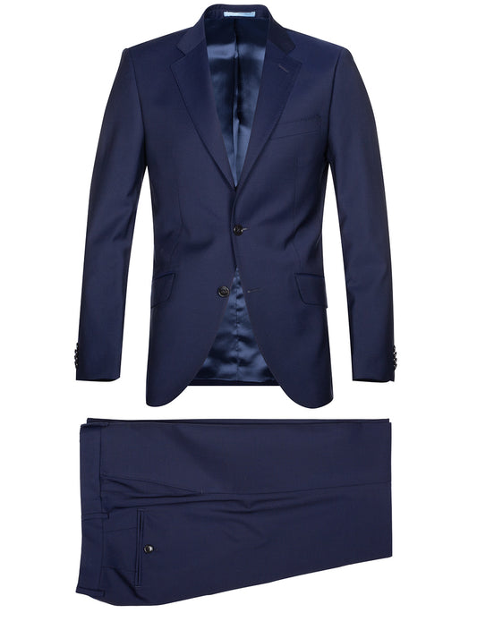 Plain 2 Piece Suit Blue