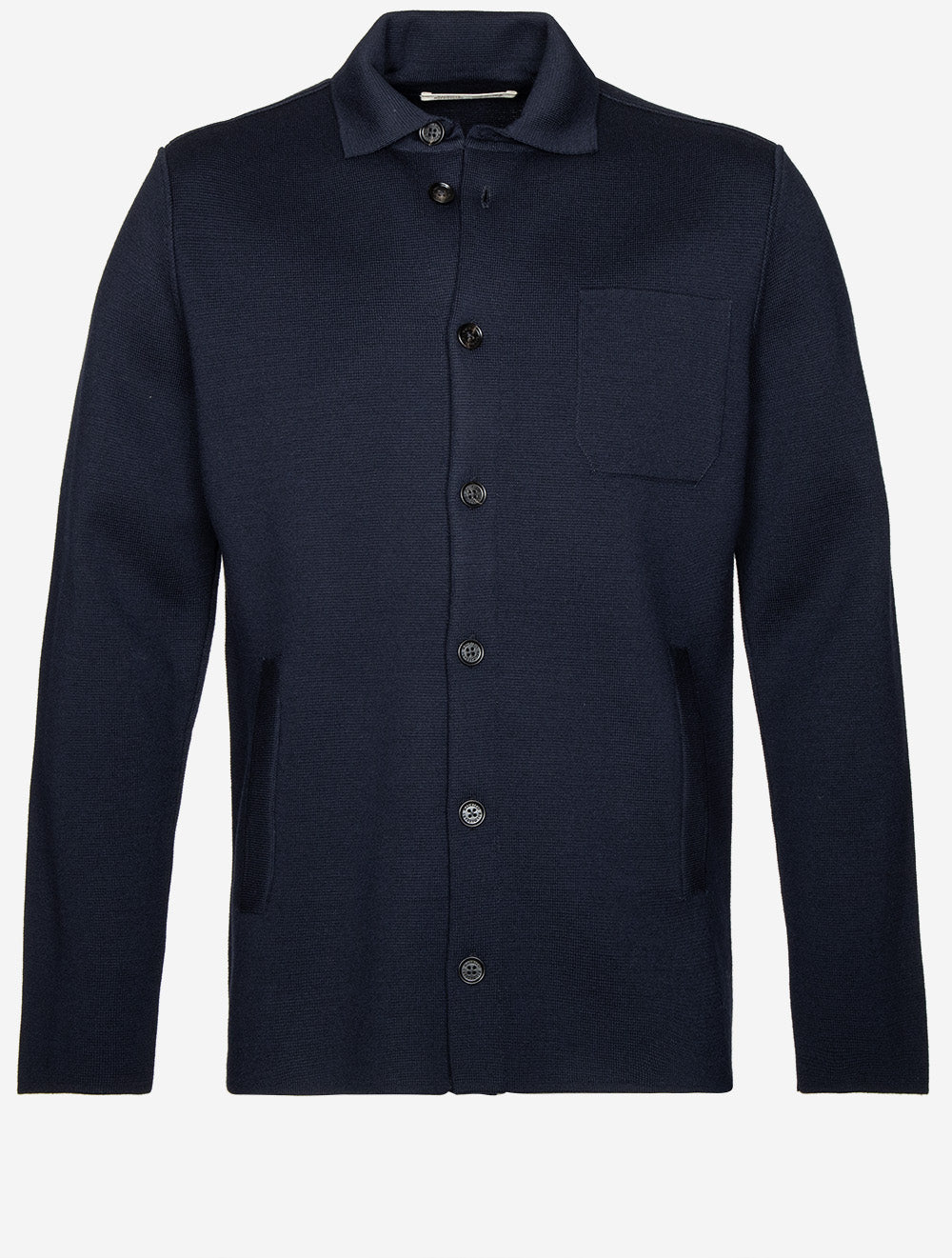 Maurizio Baldassari Milano Stitch Overshirt Navy | Louis Copeland