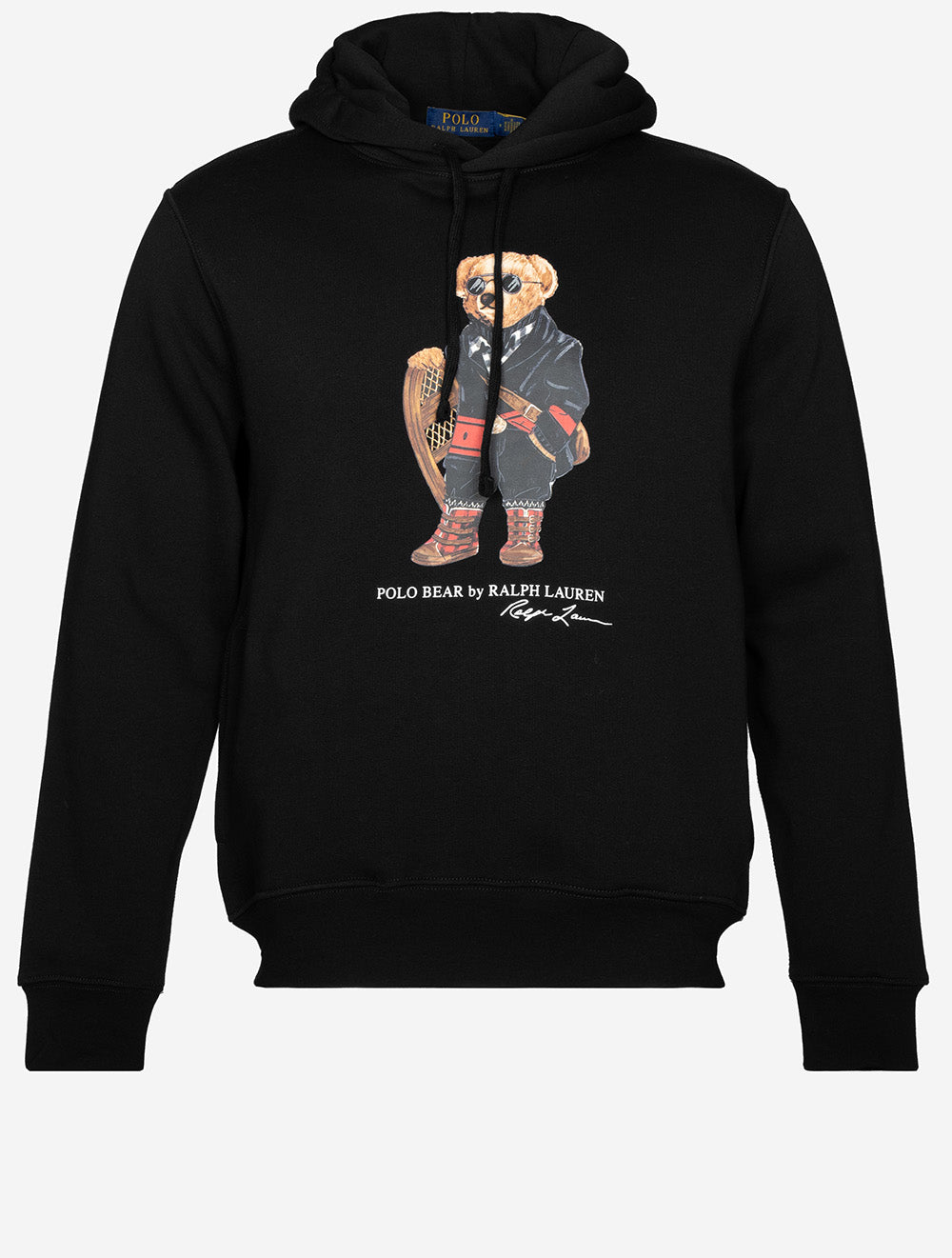 Ralph Lauren Polo Bear Fleece Hoodie – Black | Louis Copeland