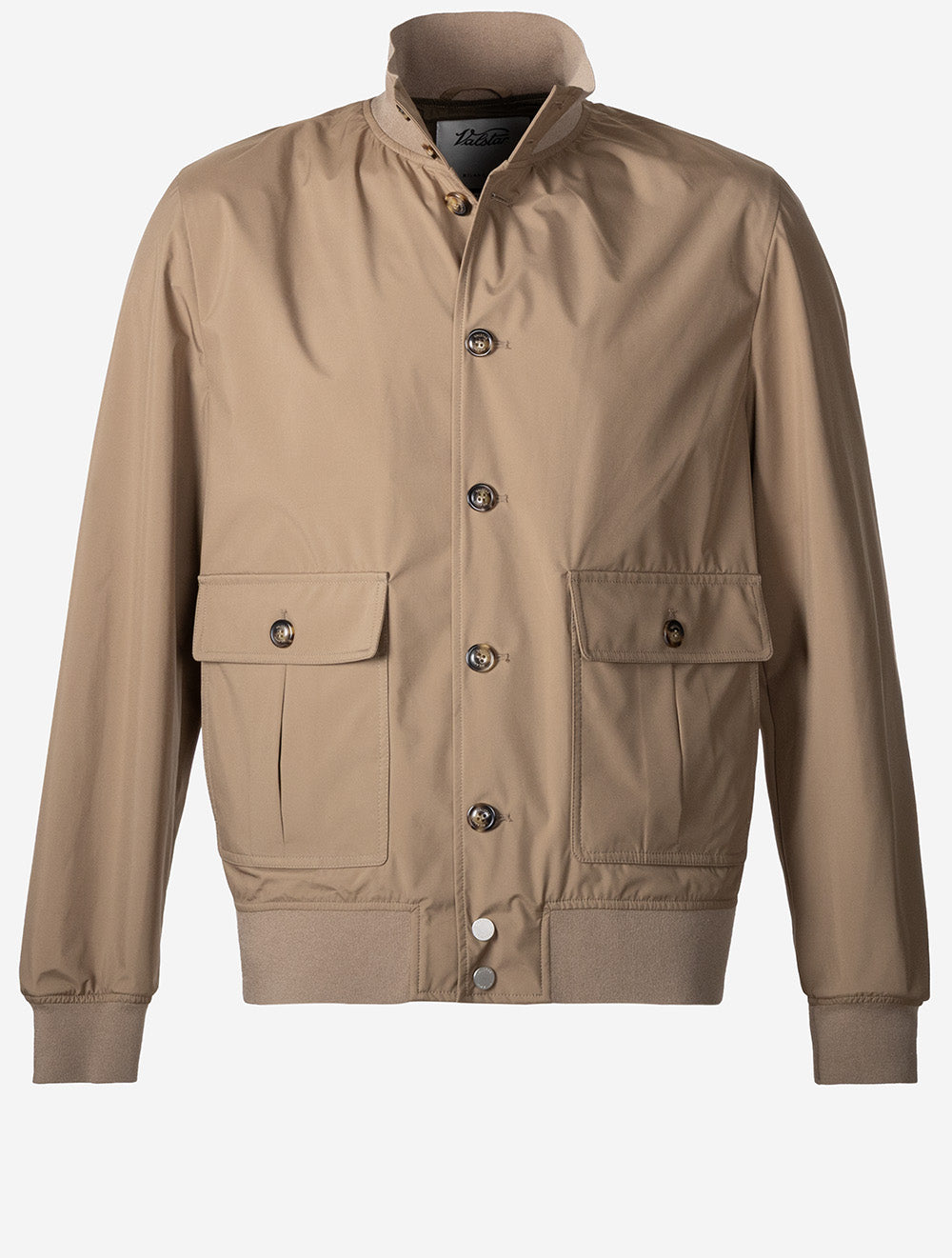Valstar Bomber Jacket Beige | Luxury Outerwear at Louis Copeland