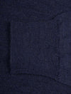 Merino Long Sleeve Polo Blue