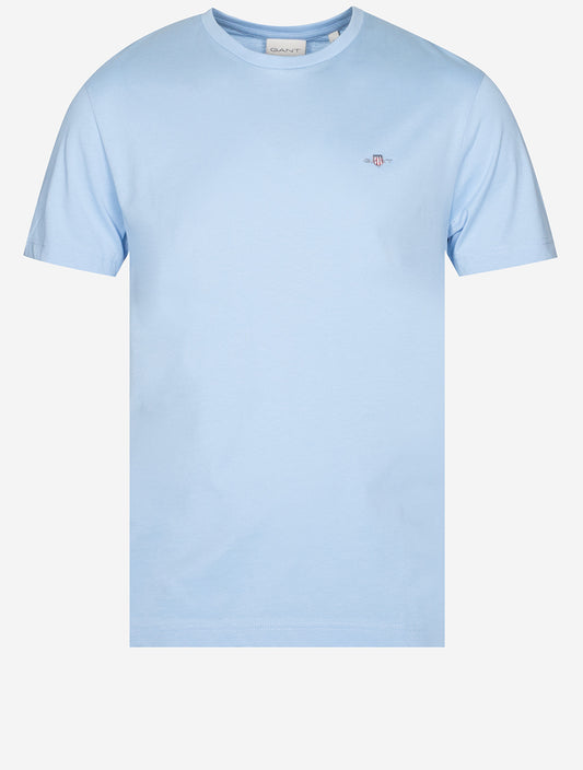 GANT Regular Shield Short Sleeve T-Shirt Capri Blue