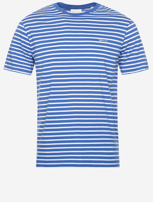 Striped T-Shirt Rich Blue