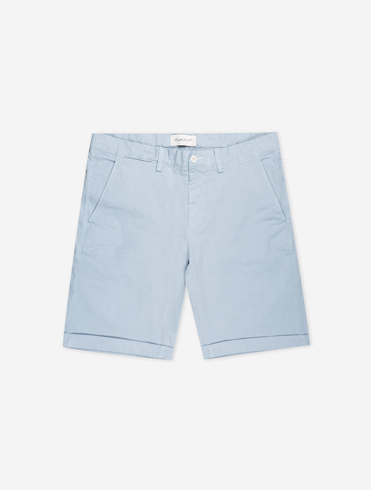 GANT Regular Sunfaded Shorts Dove Blue