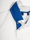 Contrast Collar Piqué Polo Shirt Eggshell