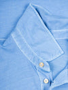 Solid Sunfaded Jersey Short Sleeve Rugger Gentle Blue