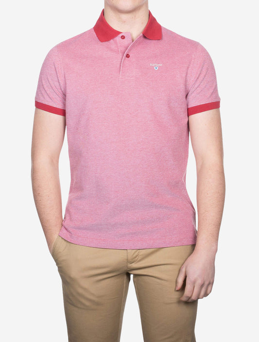 Sports Mix Polo Shirt Red