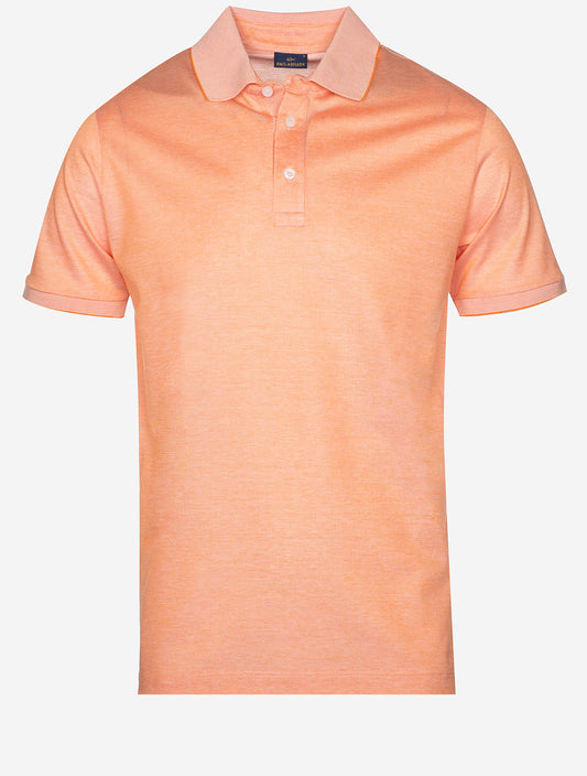 Piqúe Polo Shirt Dark Orange