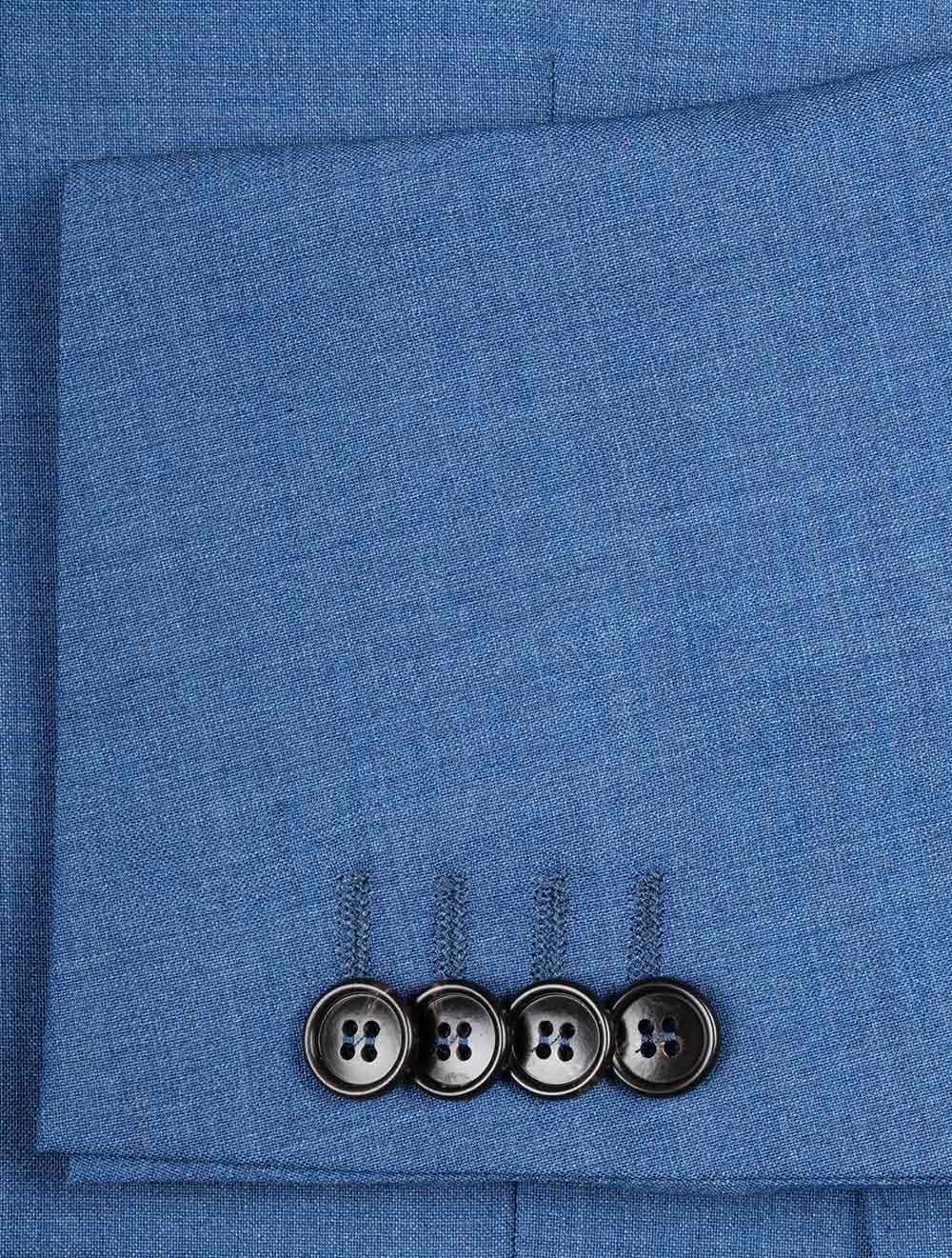 Plain 3 Piece Suit Blue
