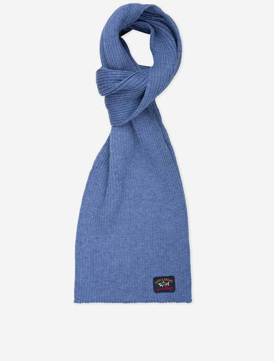 Knitted Scarf Blue