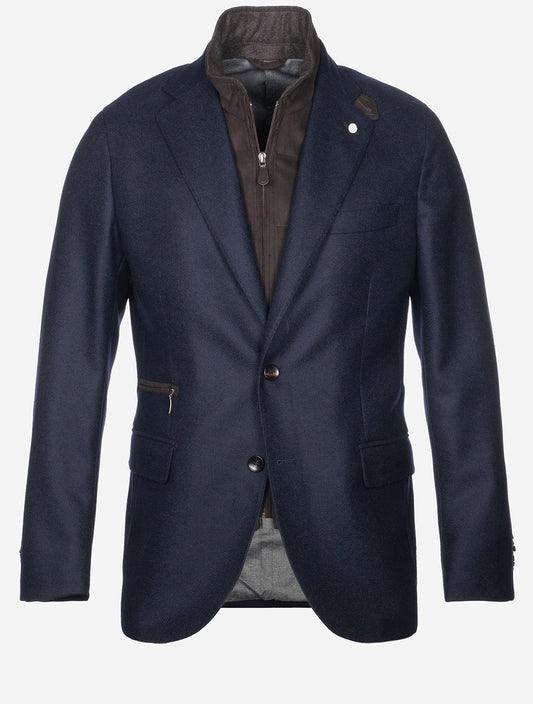 Scooter Jacket With Insert Navy