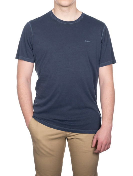 GANT Sunfaded Short Sleeve T-Shirt Evening Blue