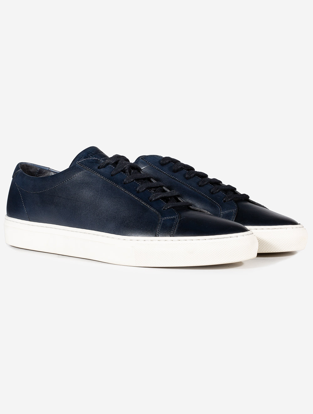 Loake Shoe Makers Sprint Leather Sneaker Navy High Quality