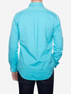 Twill Buttondown Plain Shirt Turquoise