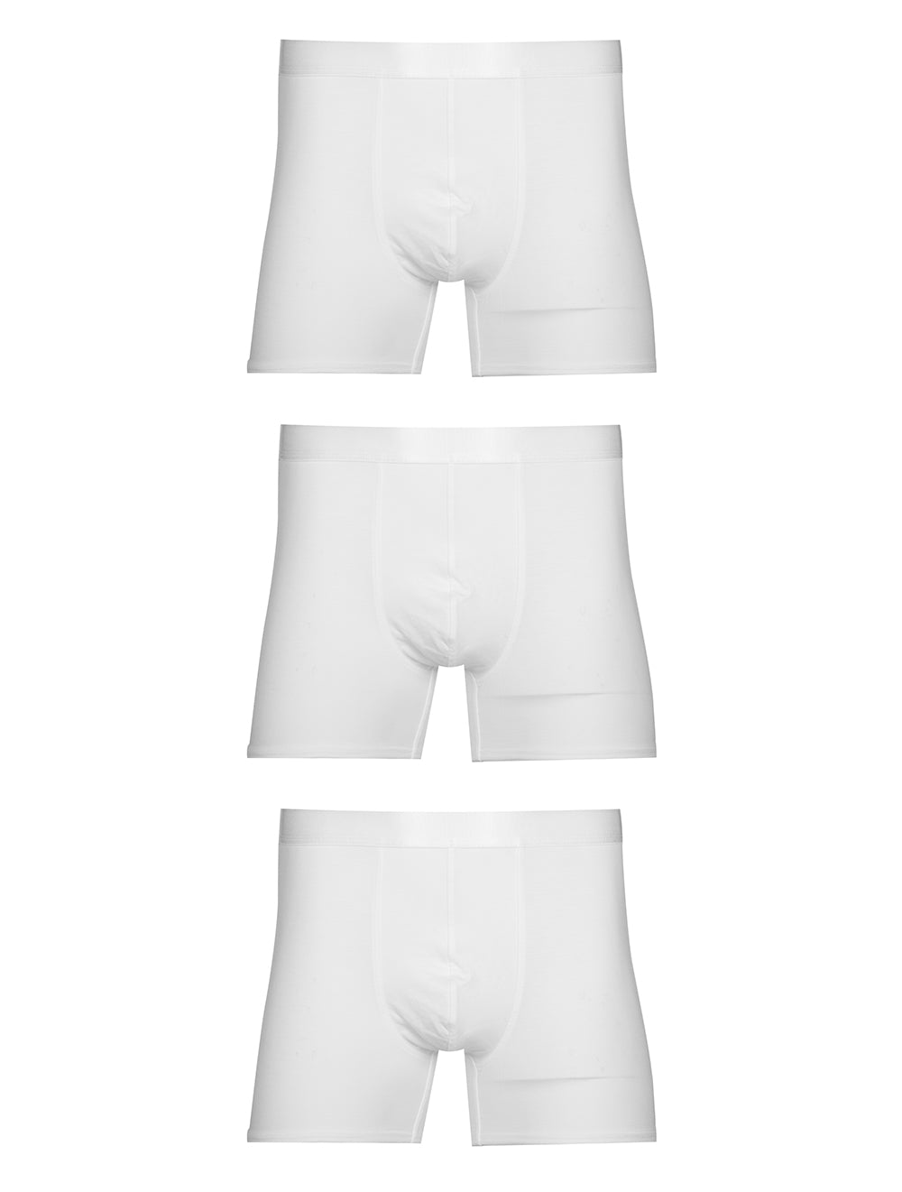 Set of 3 boxer briefs in white - CDLP