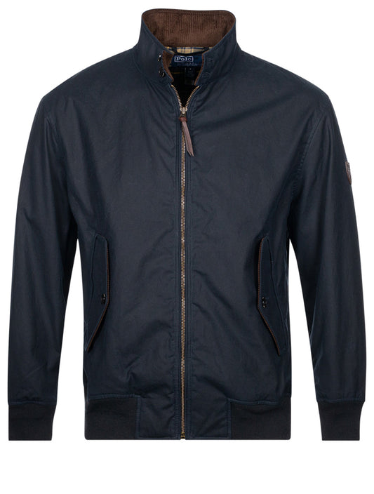 Waxed Insulated Bomber Cruise Navy