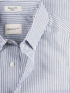 Regular Fit Oxford Banker Stripe Shirt Persian Blue