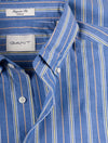 Regular Fit Poplin Stripe Shirt College Blue