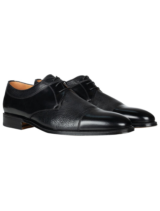 Calfskin Leather Shoe Black