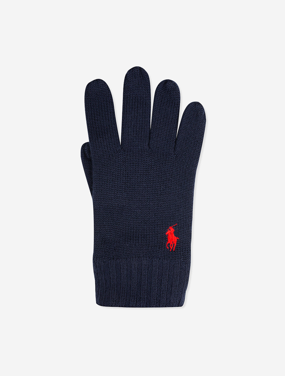 Ralph Lauren Handschuhe aus Merinowolle – Blau