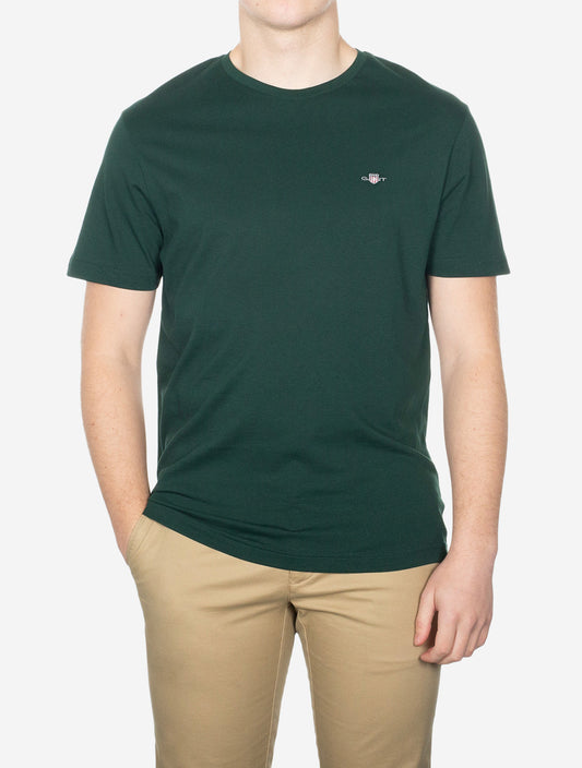Regular Shield Short Sleeve T-Shirt Tartan Green