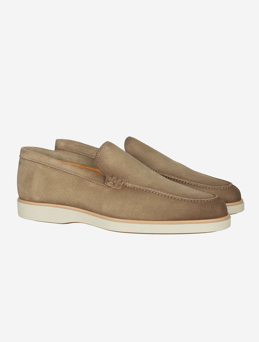AW Suede Loafer Caramel