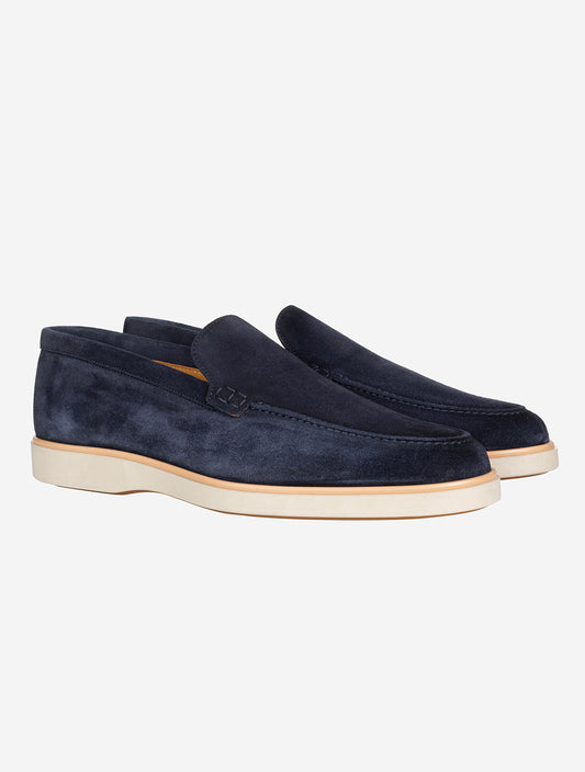 AW Suede Loafer Navy