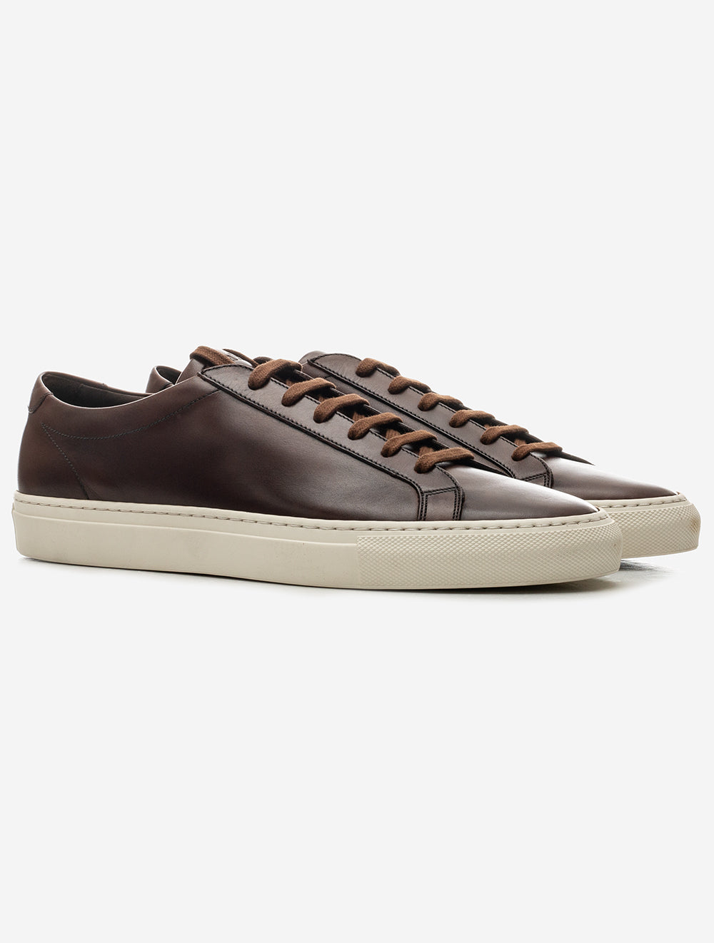 Loake Shoe Makers Sprint Leather Sneaker Brown High Quality