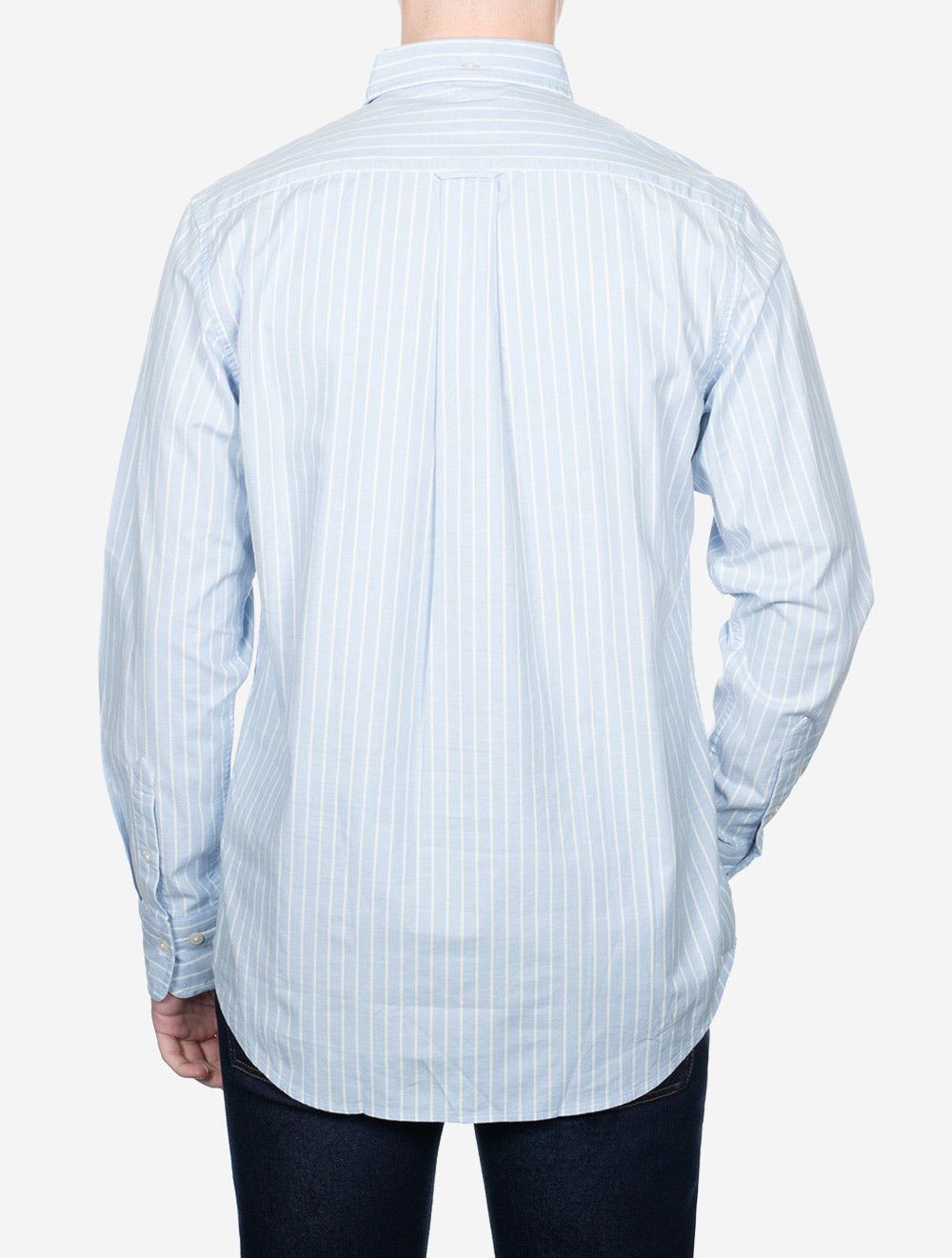 Regular Oxford Stretch Stripe Shirt Light Blue