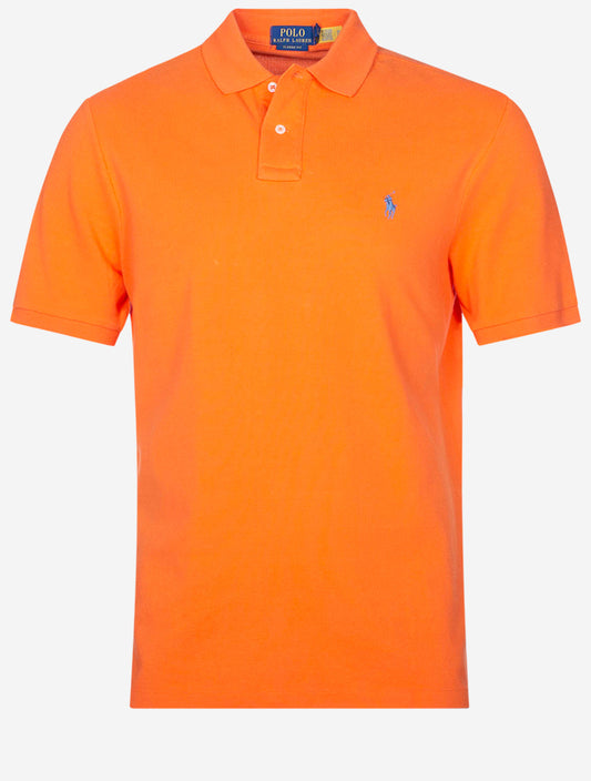 RALPH LAUREN Classic Fit Polo Orange