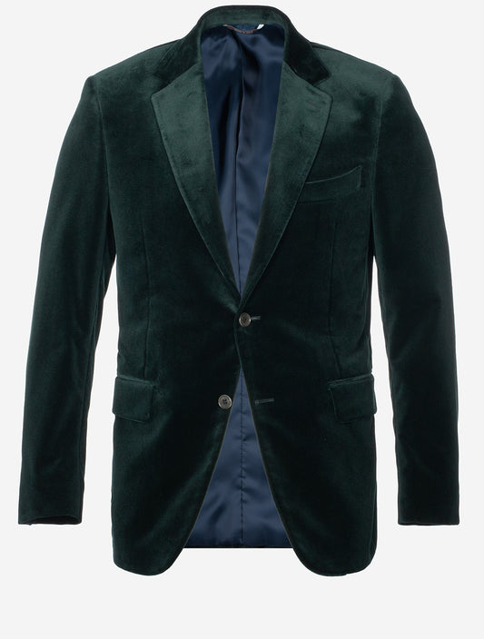 Velvet Jacket Green