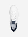 Mc Julien Leather Sneaker White Marine