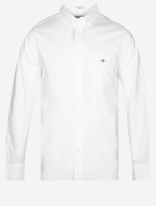 GANT Regular Poplin Shirt White