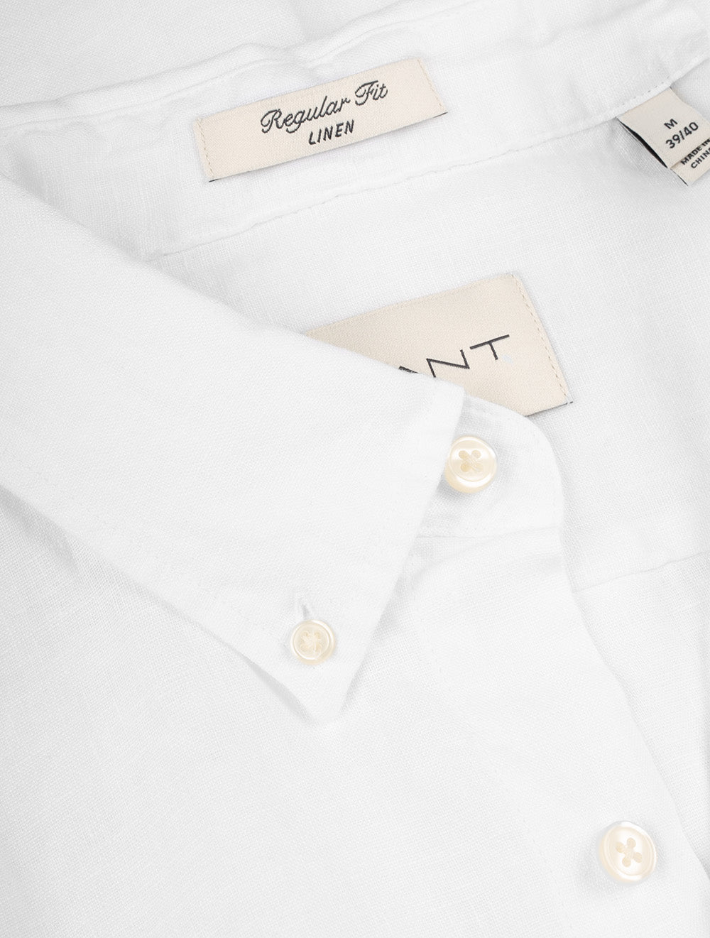 Regular Linen Shirt Capri White