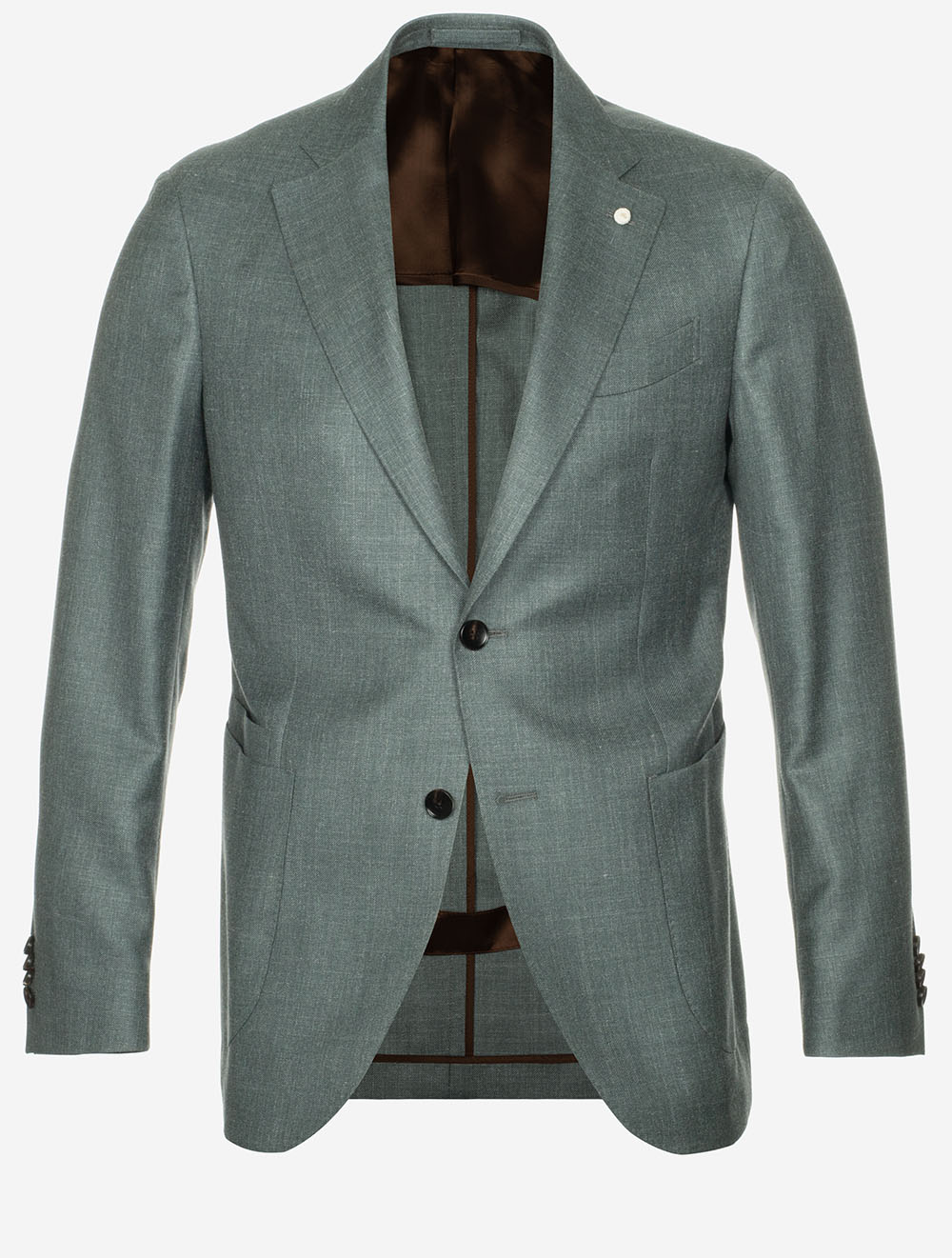 Lubiam Wool Silk Linen Jacket Green | Stylish & High Quality Men's