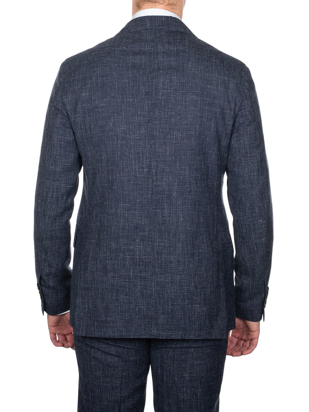 Wool Silk Linen Suit Navy