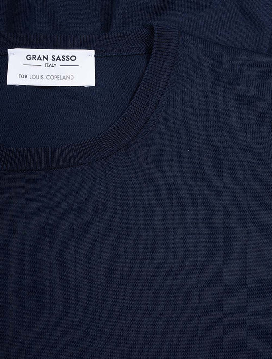 GRAN SASSO Crew Knitwear Navy