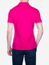Mesh Polo Shirt Pink