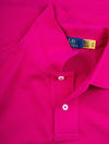 Mesh Polo Shirt Pink