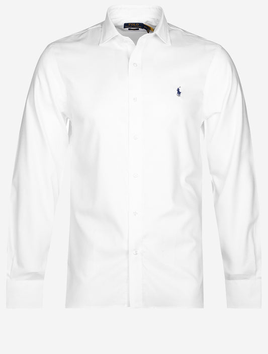 Slim Plain Dress Shirt White