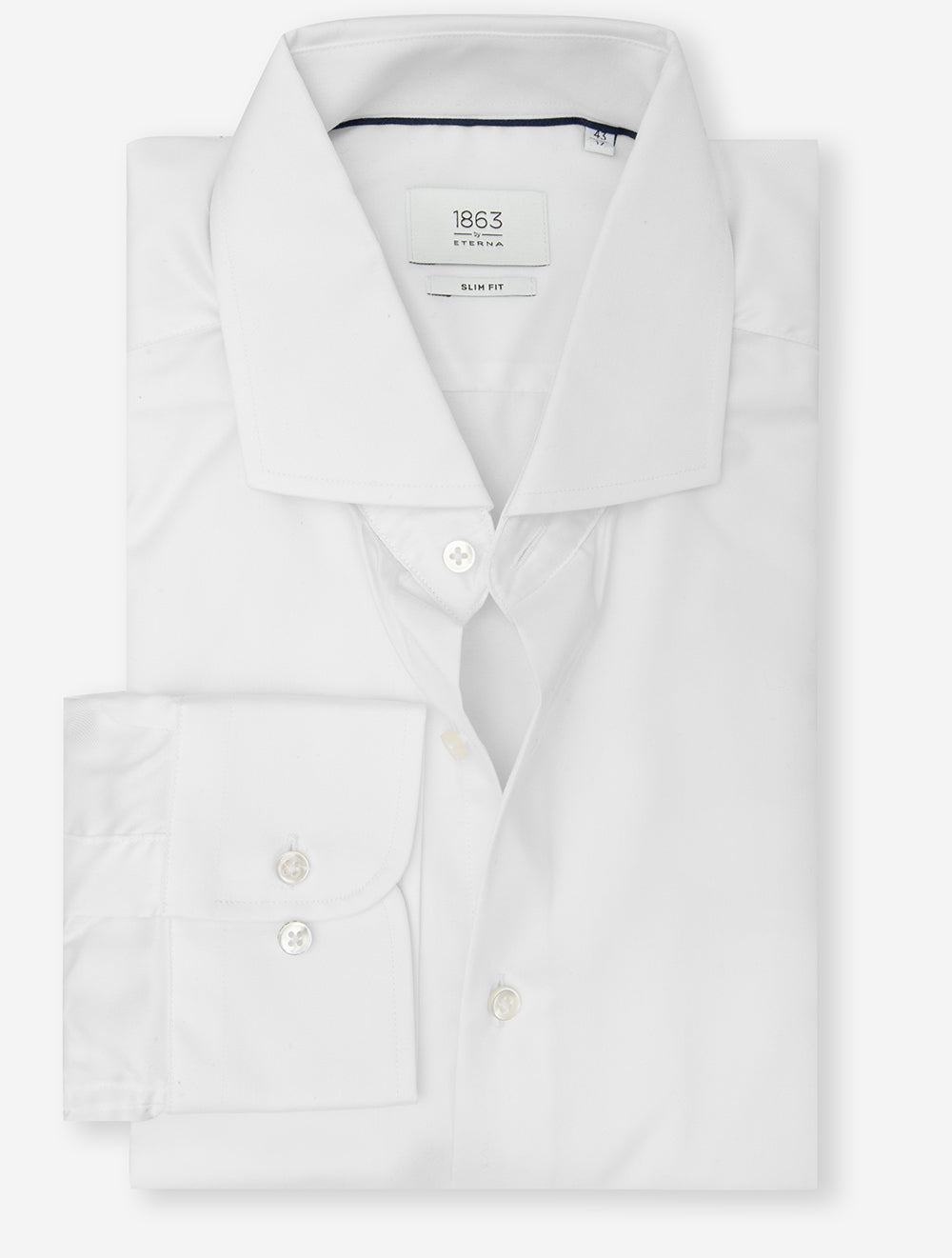 Eterna Slim Fit Shirt White