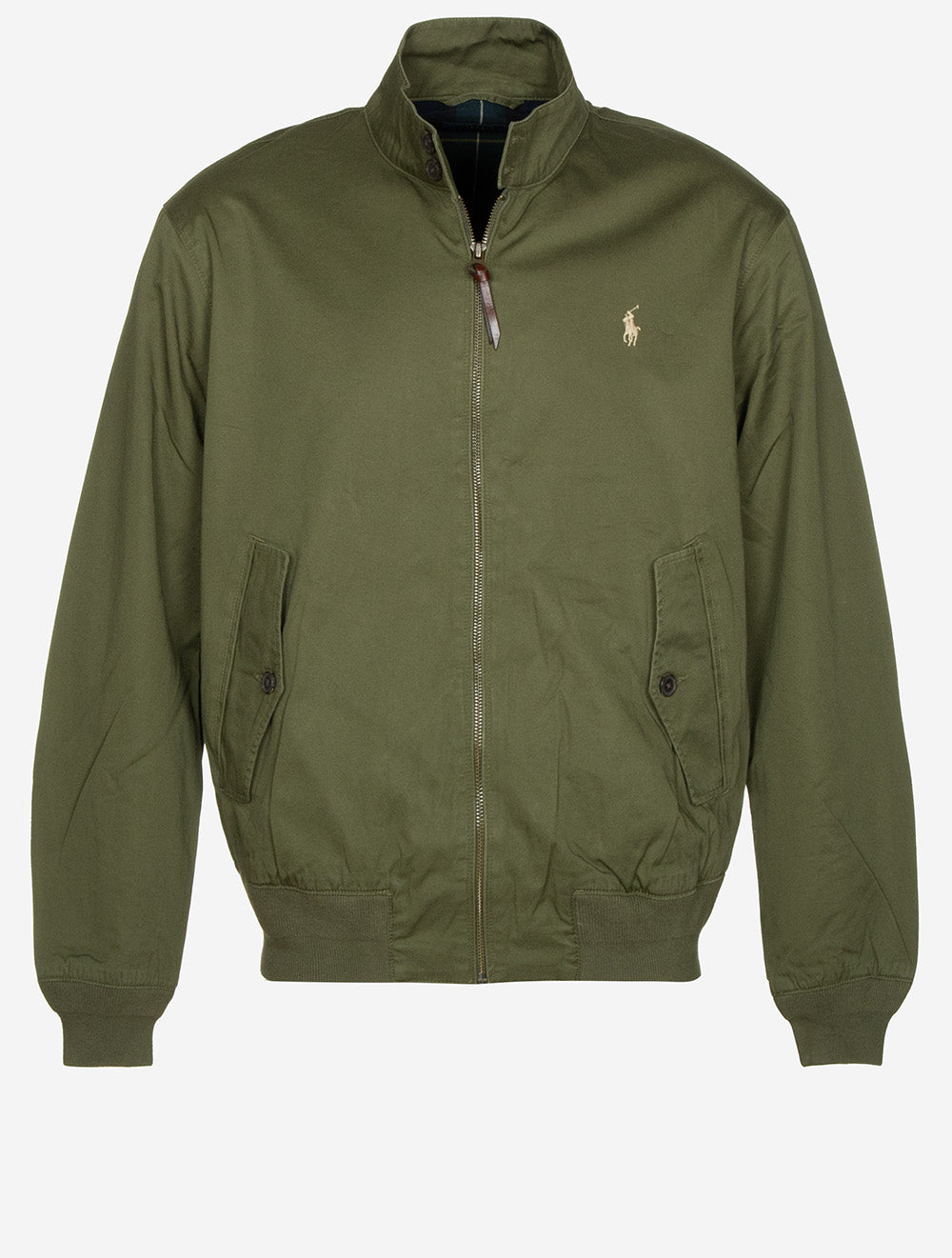 Ralph Lauren Windbreaker Twill Jacket Olive | Men's Jackets