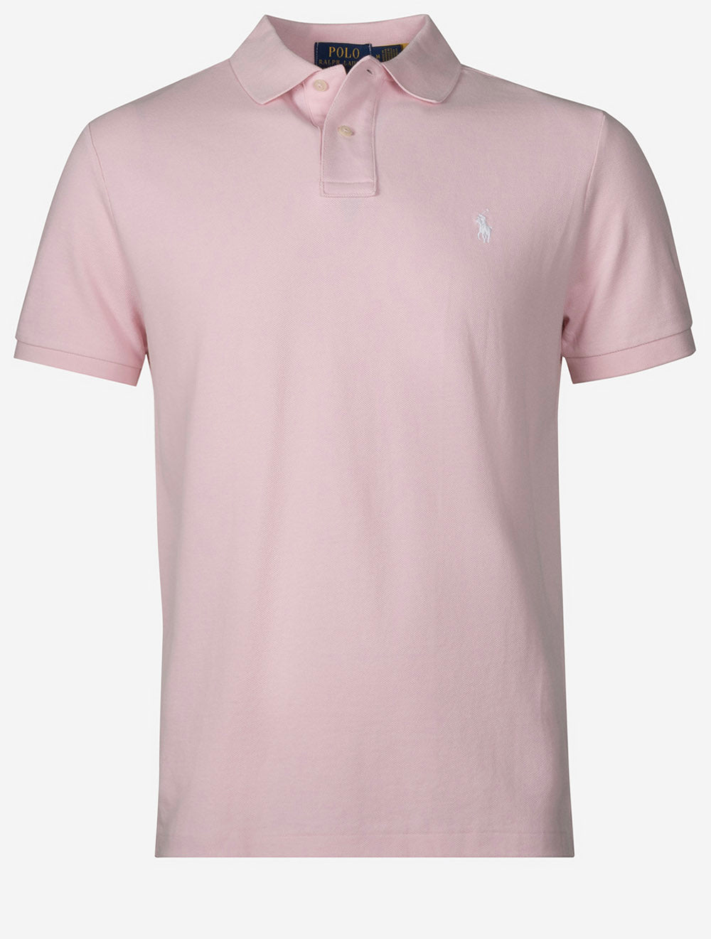 Polo Ralph Lauren Custom Slim Fit Polo Shirt Pink | Louis Copeland